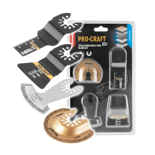 Sada nástavců pro multifunkční oscilační brusku Procraft MB4 | MB4