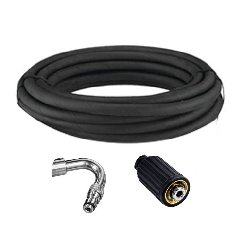 Armovaná hadice (úhlová koncovka + závit) Procraft SA-10-G, 10m | SA-10-G