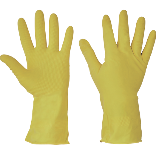 rukavice latexové žluté vel. 9/L STARLING
