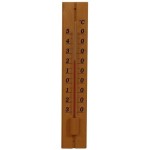 teploměr venkovní D34 32cm dřev.světlý
