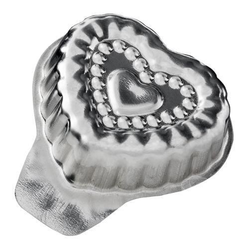 formička SRDÍČKO 40x35mm  (20ks)