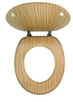 sedátko WC BAMBUS, dýhovaná MDF