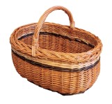 košík do auta střední 40x30x30cm lakovaný