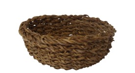 košík kulatý střední pr.25x11cm mořská tráva