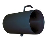 roura kouřová s klap.125mm/ 500 t.1,5mm ČER