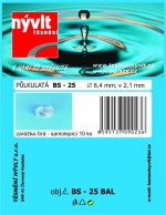 doraz samolep.půlkul.pr. 6,4x2,1mm TRA  BS-25 (10ks)