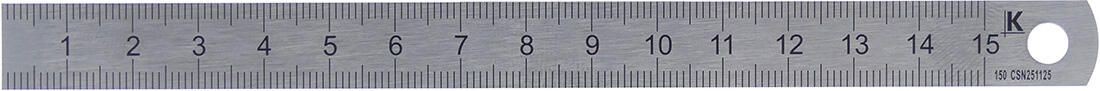 měřítko ocel.  300mm INOX KMITEX