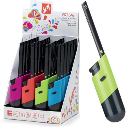 zapalovač 19cm plamínkový PRISM dětská pojistka